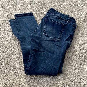 Warp + Weft blue jeans.